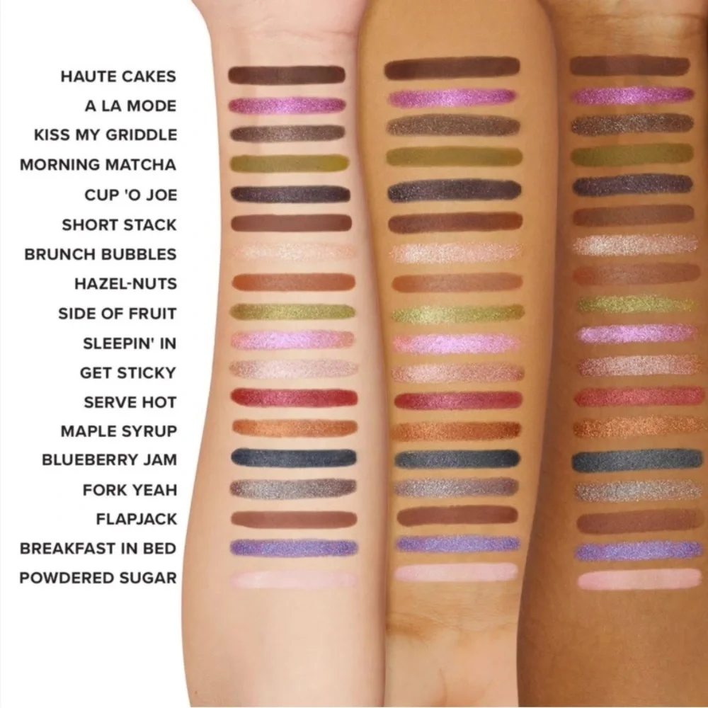 Too Faced Limited Edition Maple Syrup Pancakes 18 shade Eyeshadow Palette